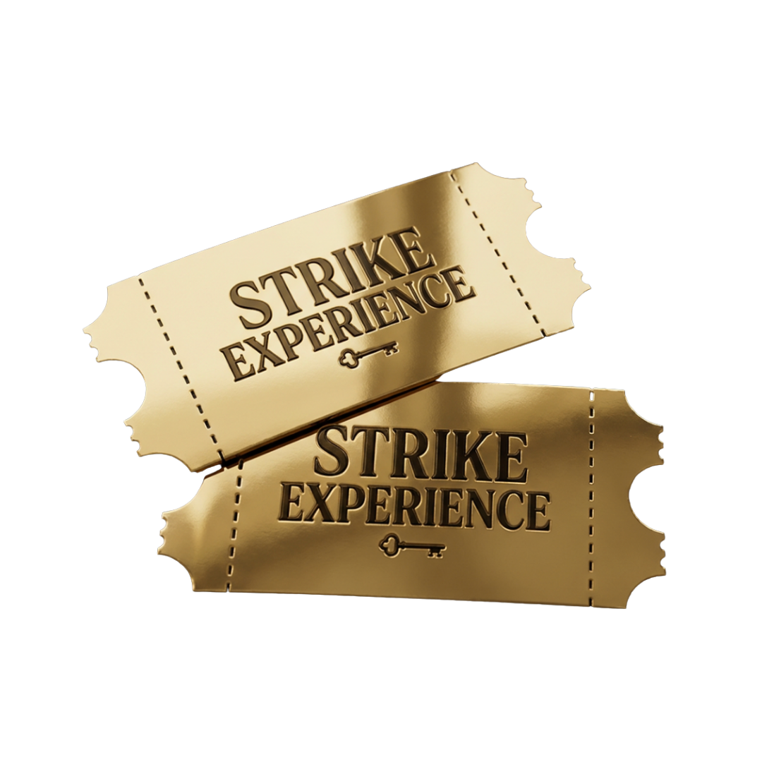 Dois ingressos Strike Experience